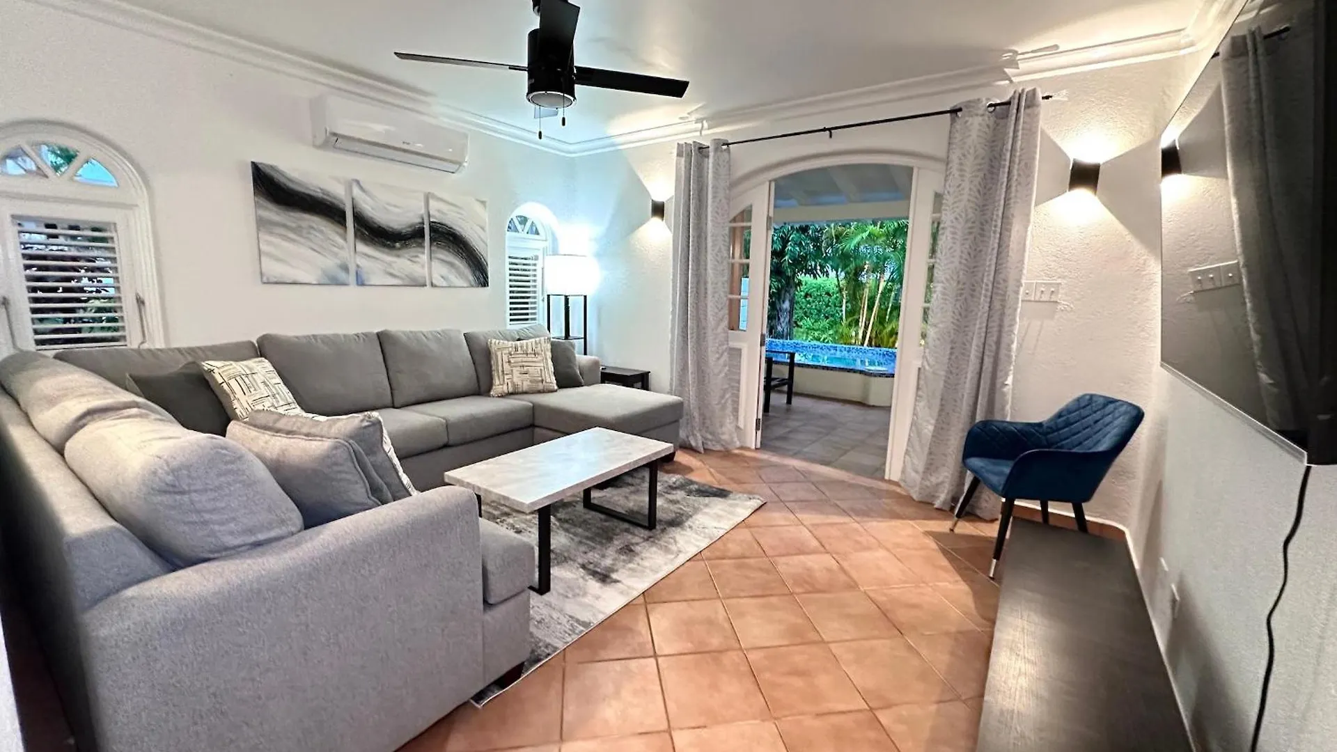 Villa 122 Sugar Hill Estate, Pools, Tennis, Gym, 5 Mins To Beach Saint James
